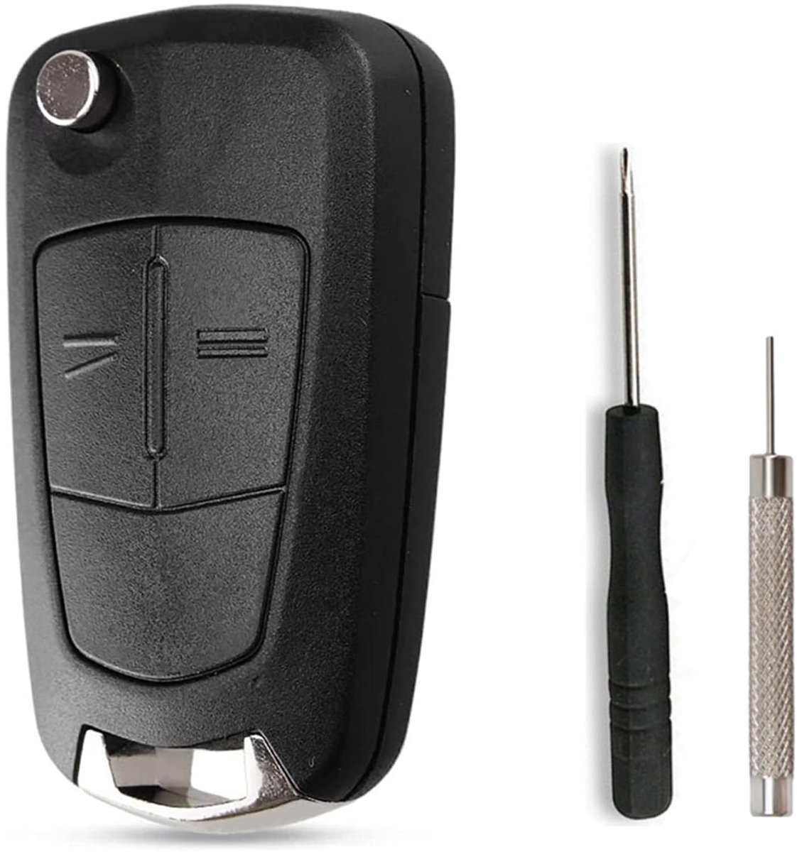 Autosleutelbehuizing met 2 Sleutels - Flip Wrench - Geschikt voor Opel Modellen - Nieuwe sleutelbehuizing - SnelShoppen