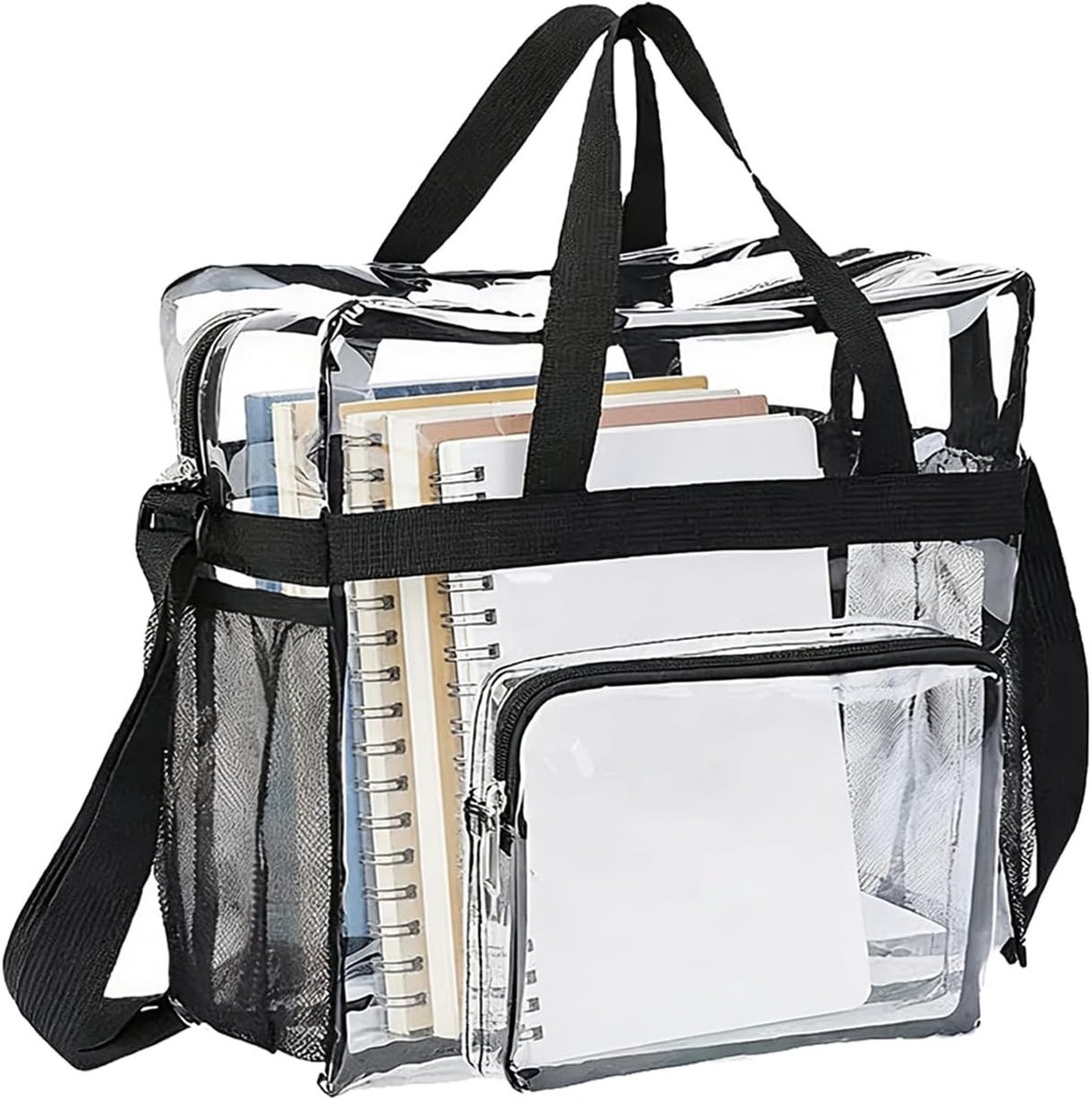 Sauna tas doorzichtig - Transparant - 28 x 13 x 27 cm - PVC waterdichte draagtas - Voor werk en sport