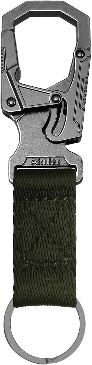 Sleutelhanger 3 inch - Zinklegering - Dubbel slot ontwerp - Ideaal voor camping en autorijden - ShopVlot