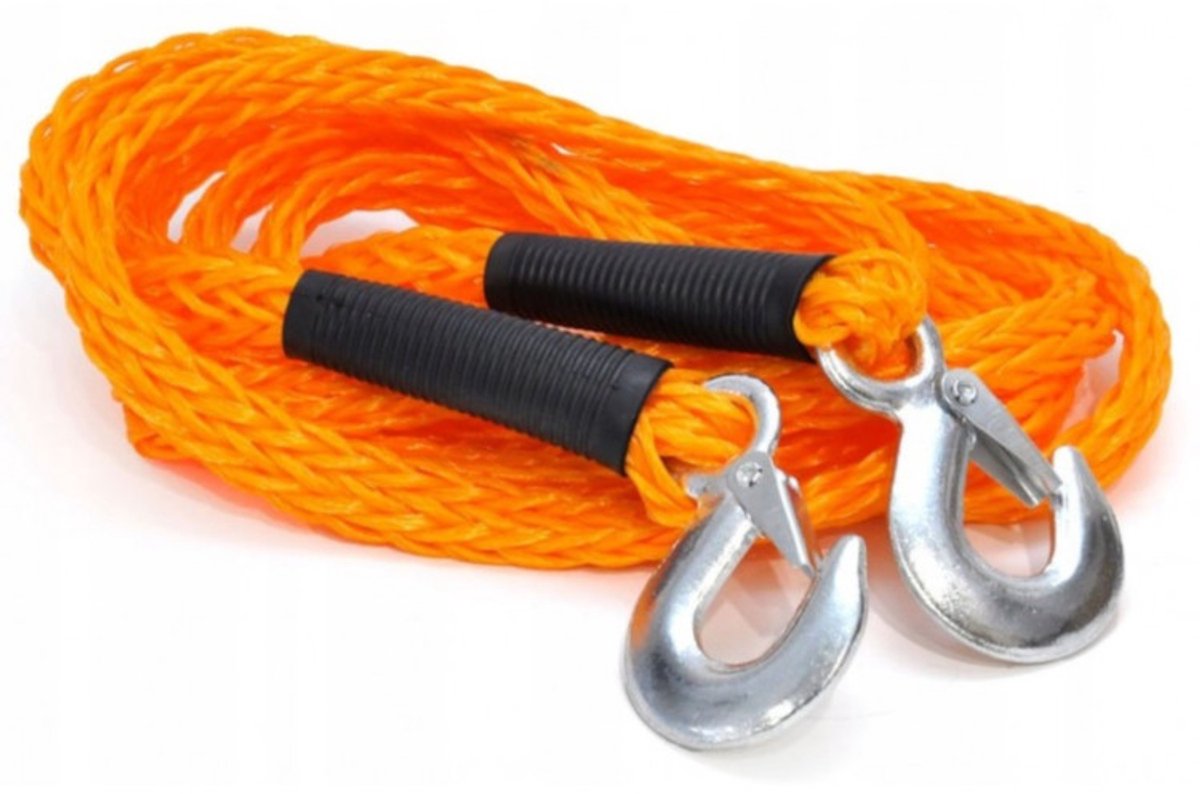 Gevlochten Sleepkabel met Haken 4500kg 4m
