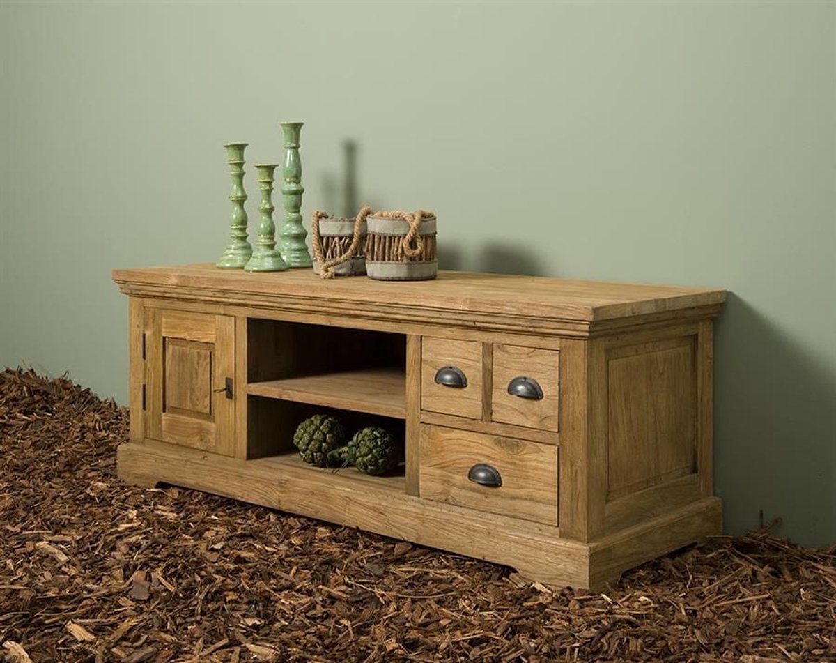 Tower Living Tv-meubel Bologna - Bruin Hout - 145x45x54cm
