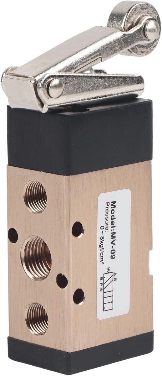 Pneumatische mechanische klep MV-09 - Handmatige controleknop - 2-weg 5-weg rollerhevel - ShopVlot