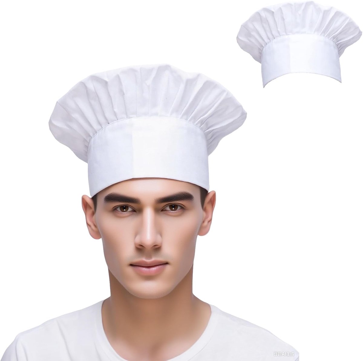 Koksbuis 28 cm x 23 cm - Versterkte polyester-katoenmix - Ademend en verstelbaar - Comfortabel voor in de keuken - ShopVlot