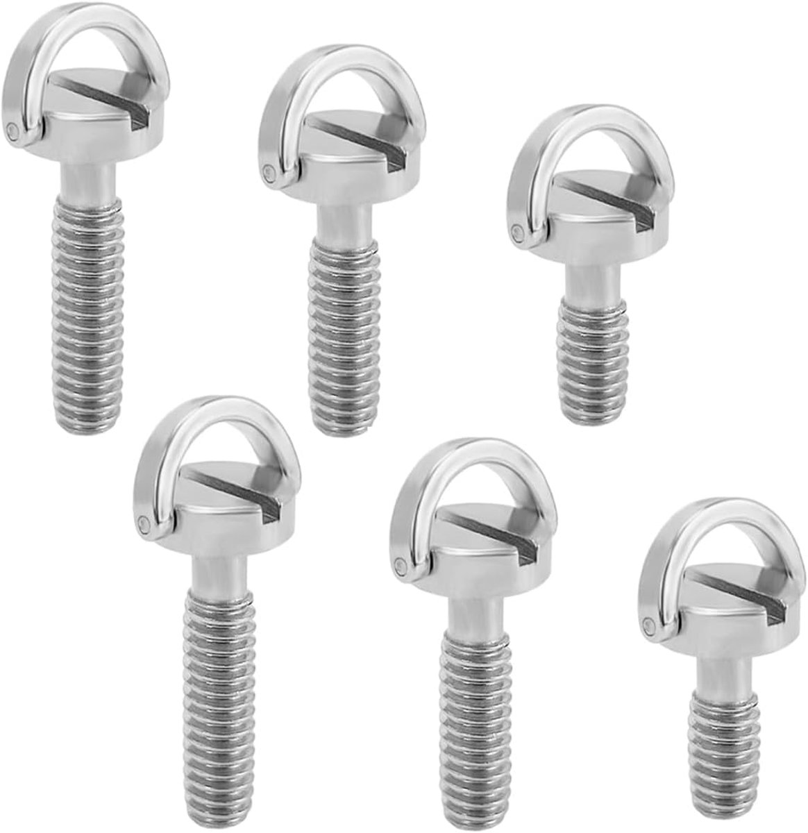 Camerabroef 1/4 20 duimschroef - roestvrij staal 303 - met vernikkelde ring - voor statief snelspanner - ShopVlot