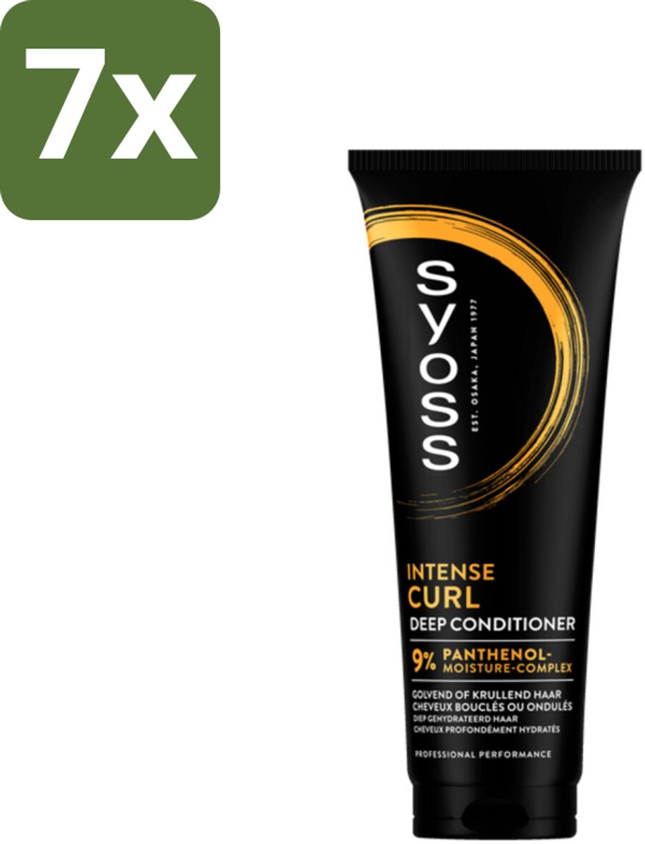 Syoss - Curls - Conditioner - Elastische Krullen - 250 ml - Bulkverpakking - 7 stuks