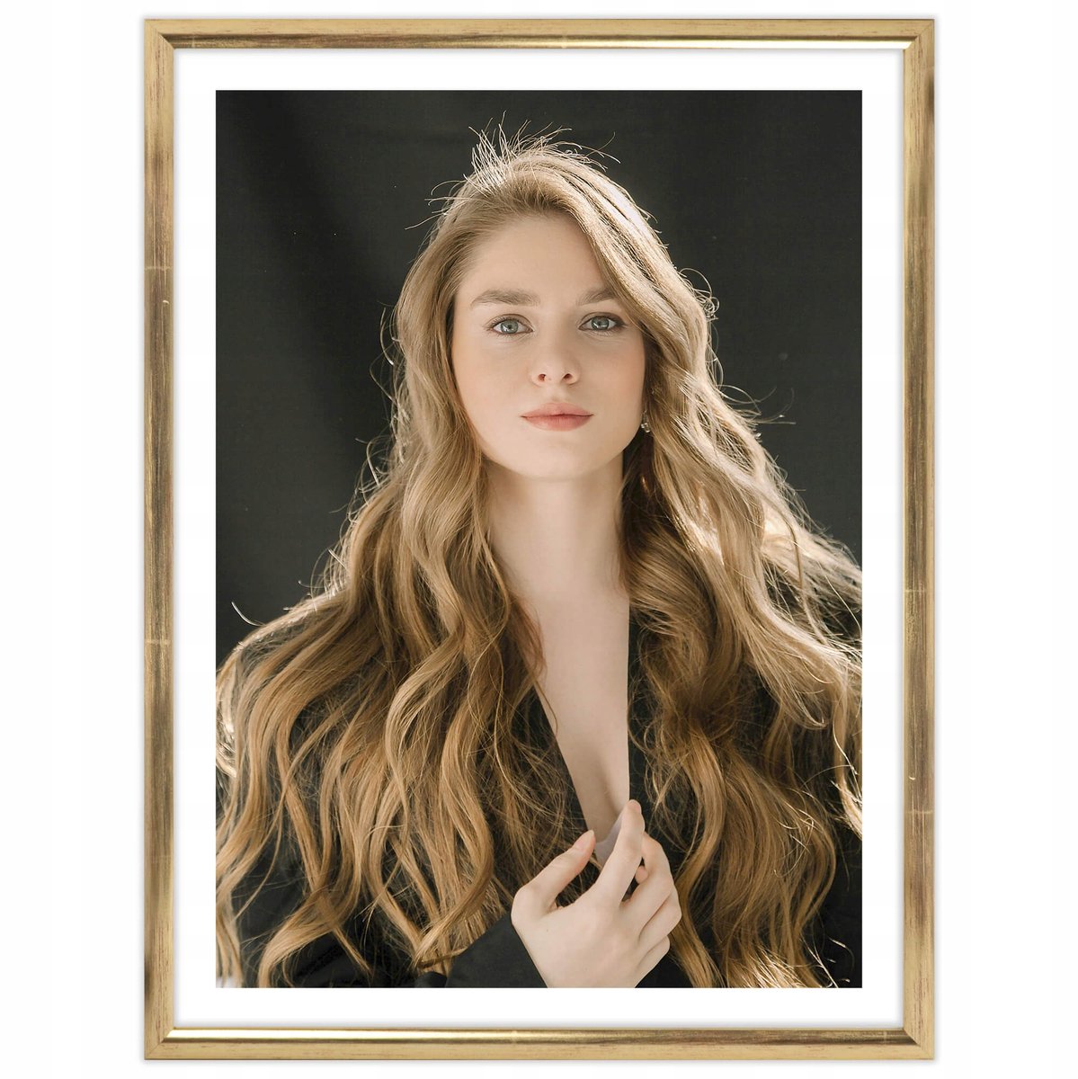 Moderne Gouden Houten Fotolijst 30x40 cm - Perfect Cadeau