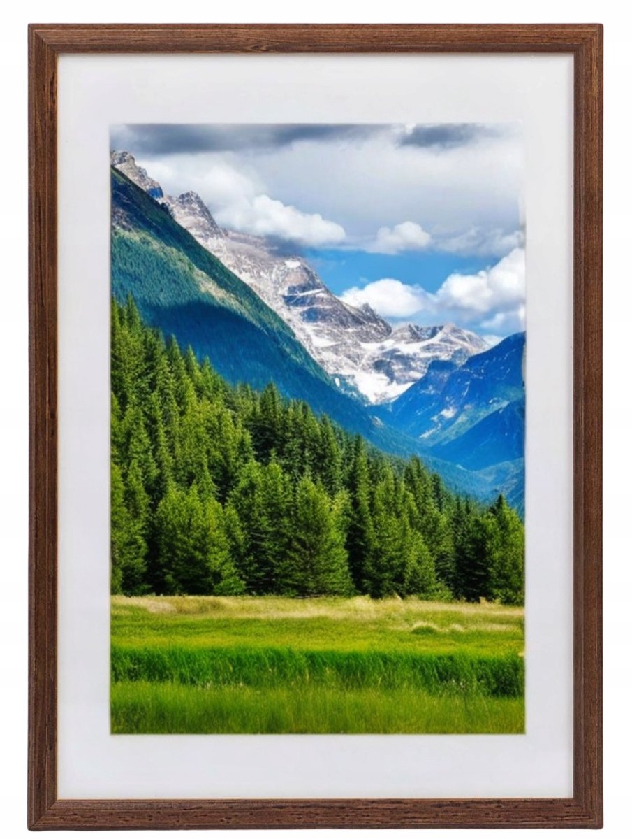 Houten Fotolijst Bruin A4 21x30 cm Klassiek Design