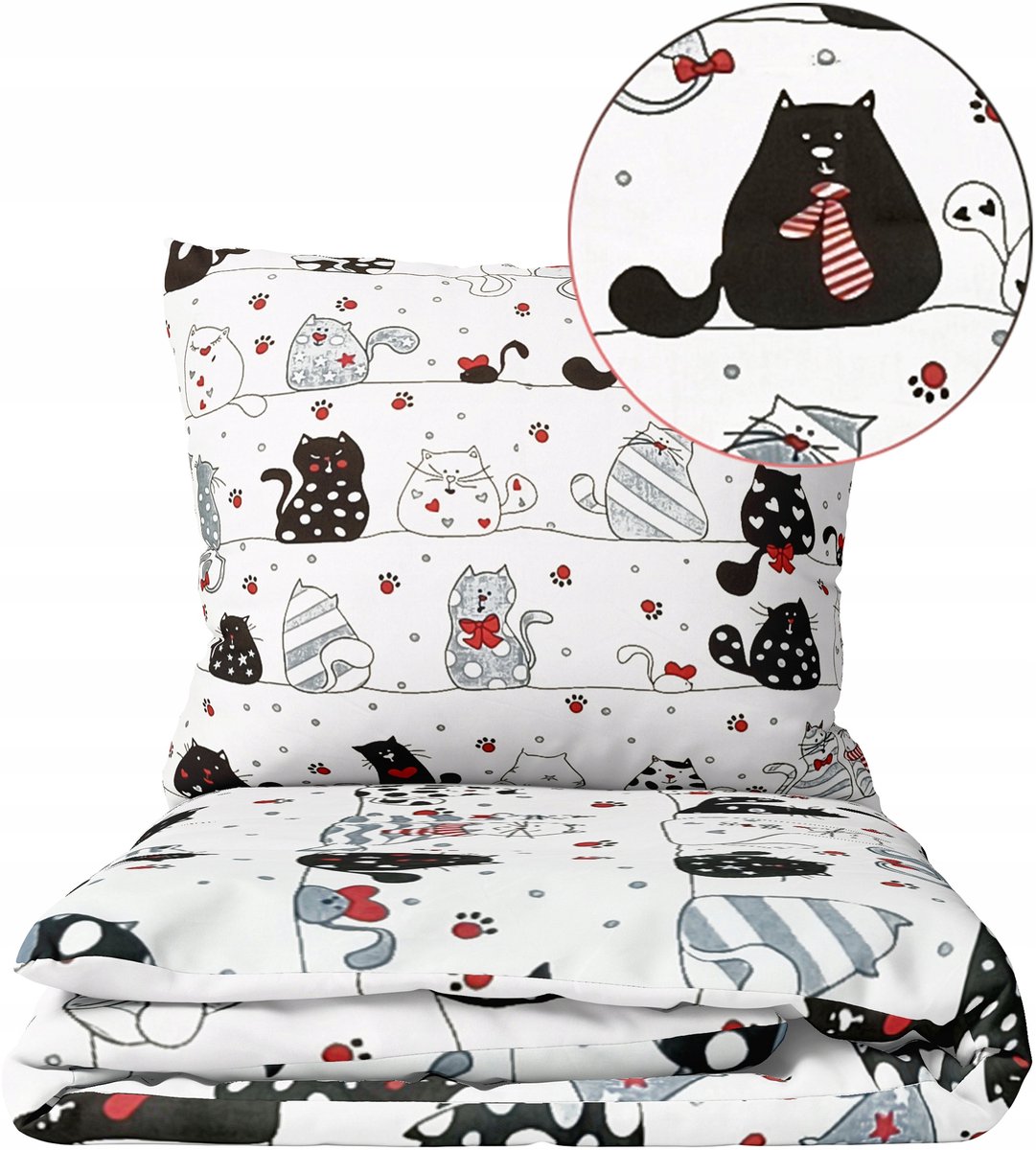 Kinderbeddengoed 80x160cm Katoen met Kussensloop 50x60cm