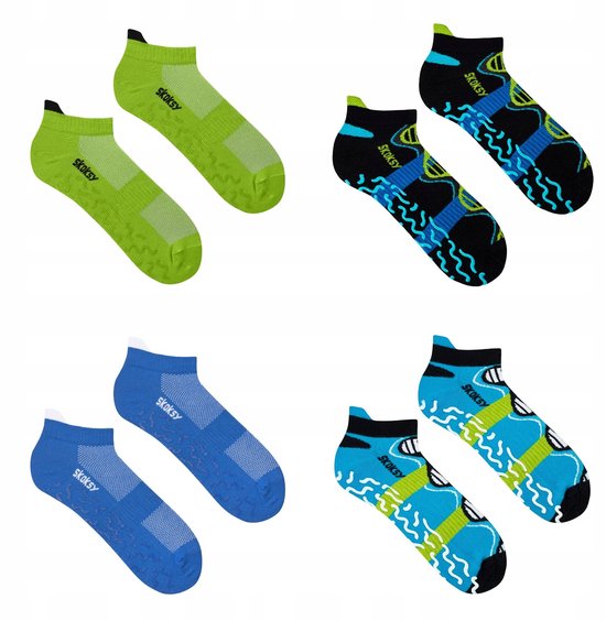 4x Dames Sportsockken ABS Antislip Yoga Fitness Maat 41-46 — afbeelding 4