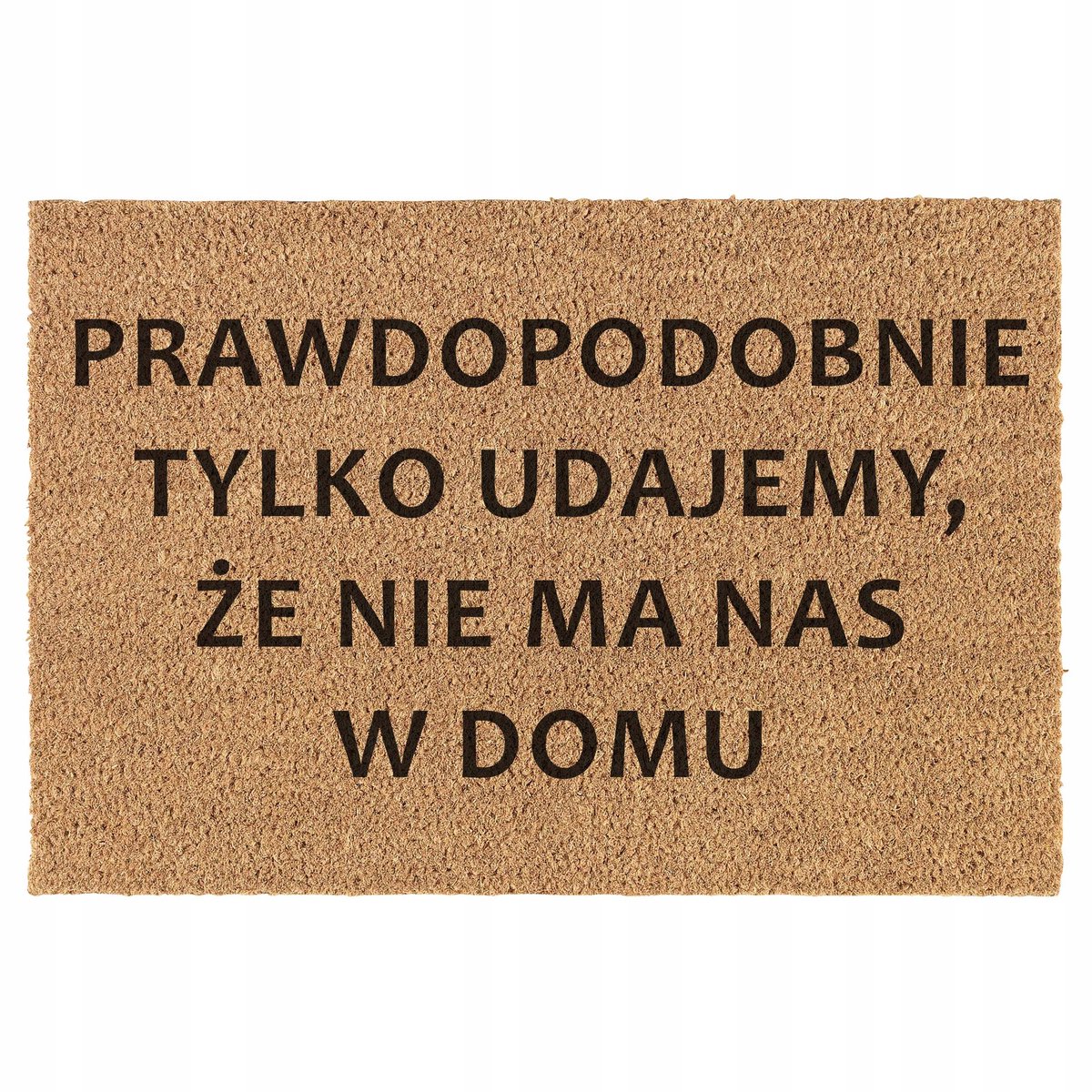 Grappige Kokosvezel Deurmat - 60x40cm - antislip