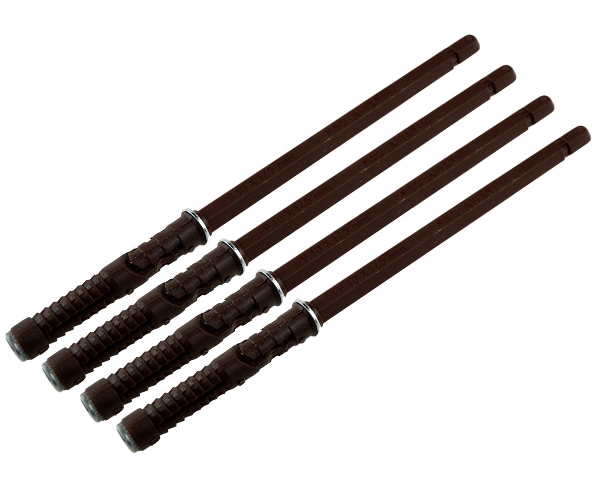 4x Onzichtbare Plintdragers 10 x 145 mm - Stevig & Modern