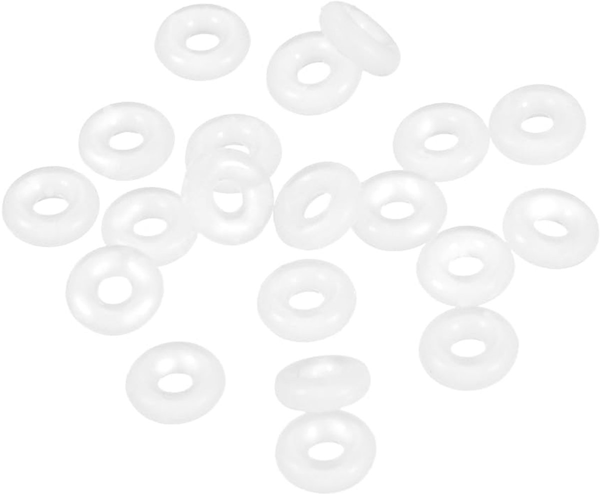 sourcing map Pack of 20 Silicone O-Rings 1mm Inner Diameter 5mm OD 2mm Width - ShopVlot