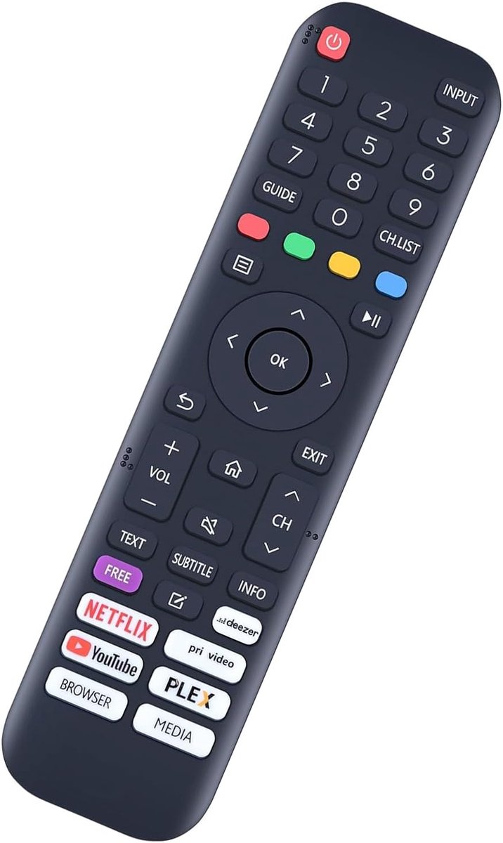 Remote control replacement suitable for HKC Smart TV NHV32H3 NHV24H3 NHV42H3 HV24H1 HV32H1-D1 HV42F1-D1 HV50U1-D1 - ShopVlot