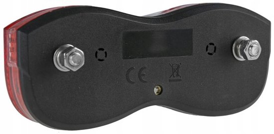 X-Light Achterlicht Fiets LED op Bagagedrager, 2xAAA Batterijen — afbeelding 2
