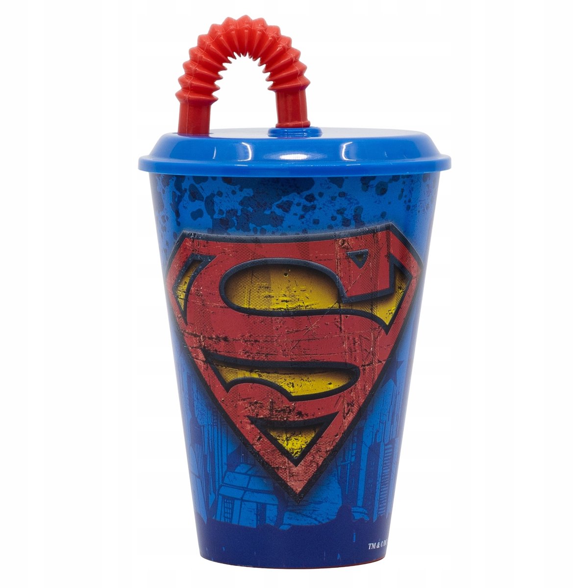 Superman Beker met Rietje 430ml - BPA-vrij