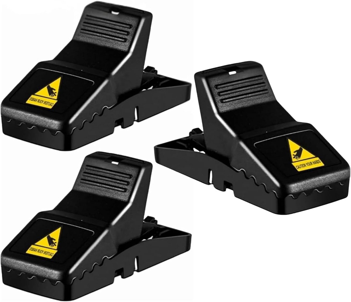 Set of 3 Reusable Rat Traps for Large Rats, Robust Folding Trap Without Poison, Washable, for Indoor and Outdoor - ShopVlot