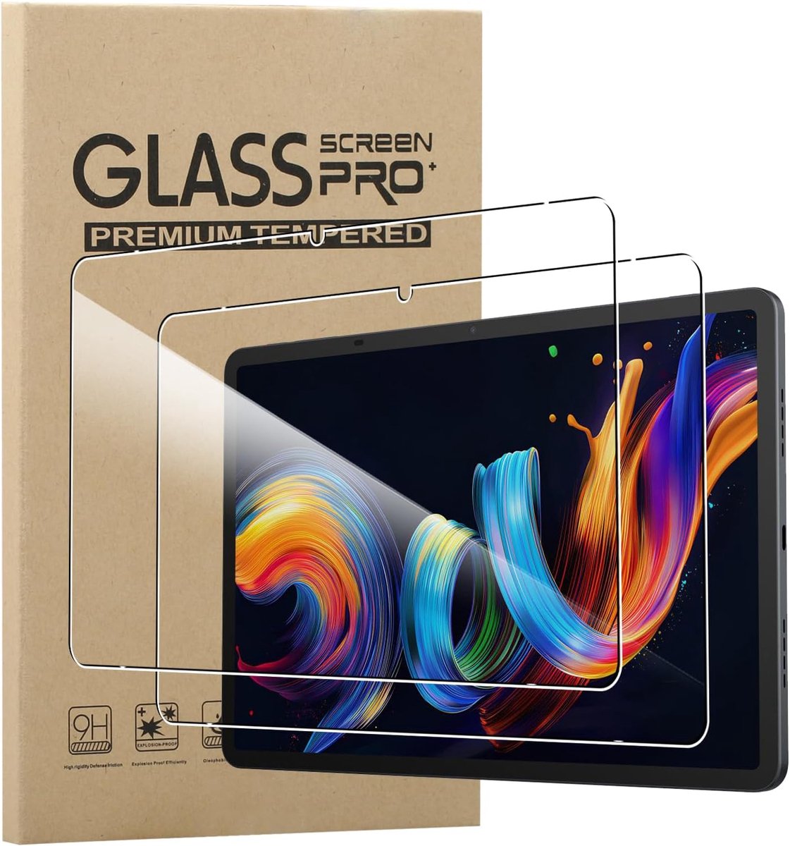 MEMELOKA TCL Nxtpaper 11 Plus 11.5 Inch Protective Film Pack of 2 99.99% Brightness HD Tempered Glass Screen Protector - ShopVlot