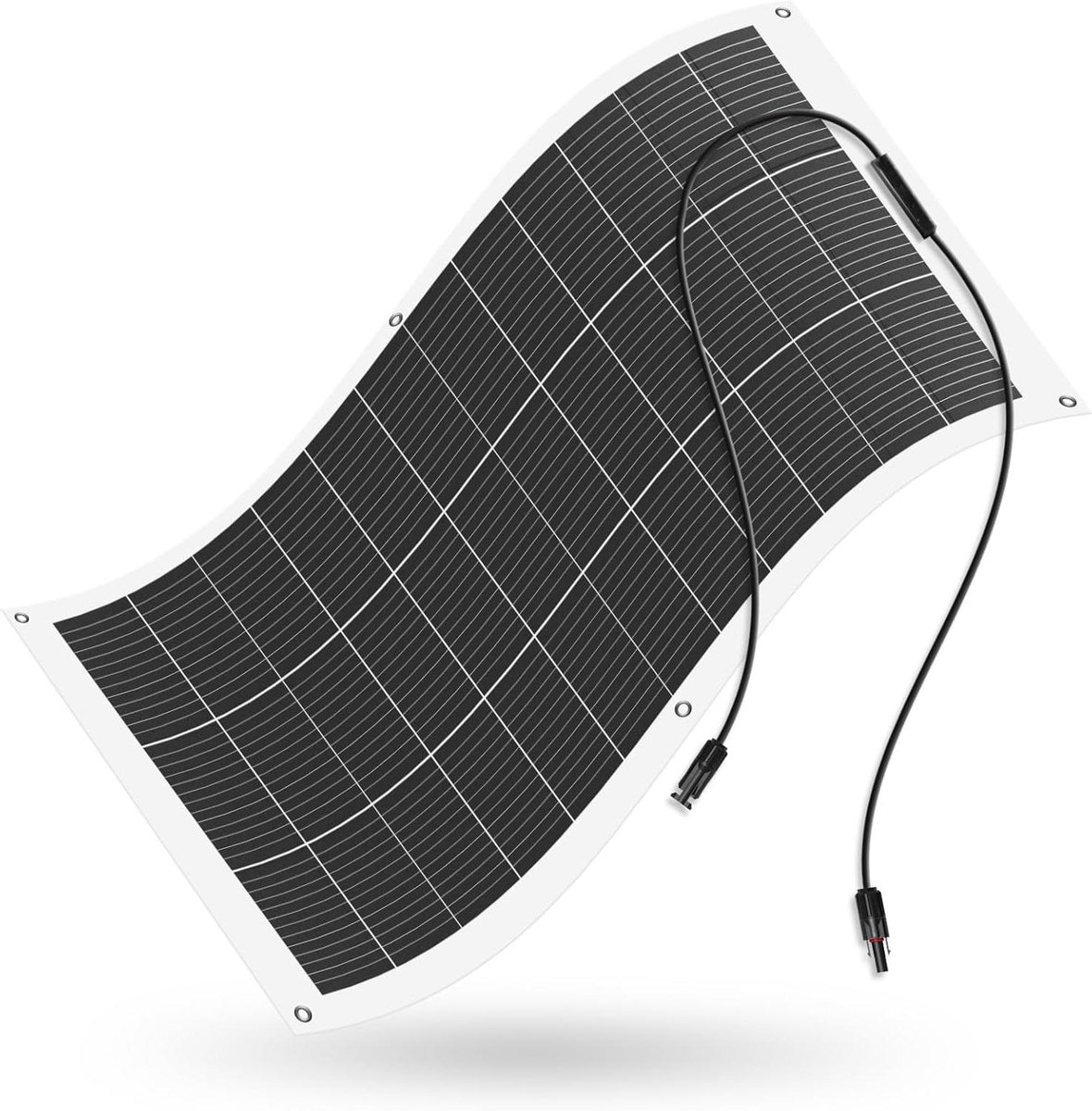 Zonnepaneel Flexibel - Monokristallijn Paneel - Energie Opwekken - 70% Lichter Materiaal - 130 Watt - Zwart