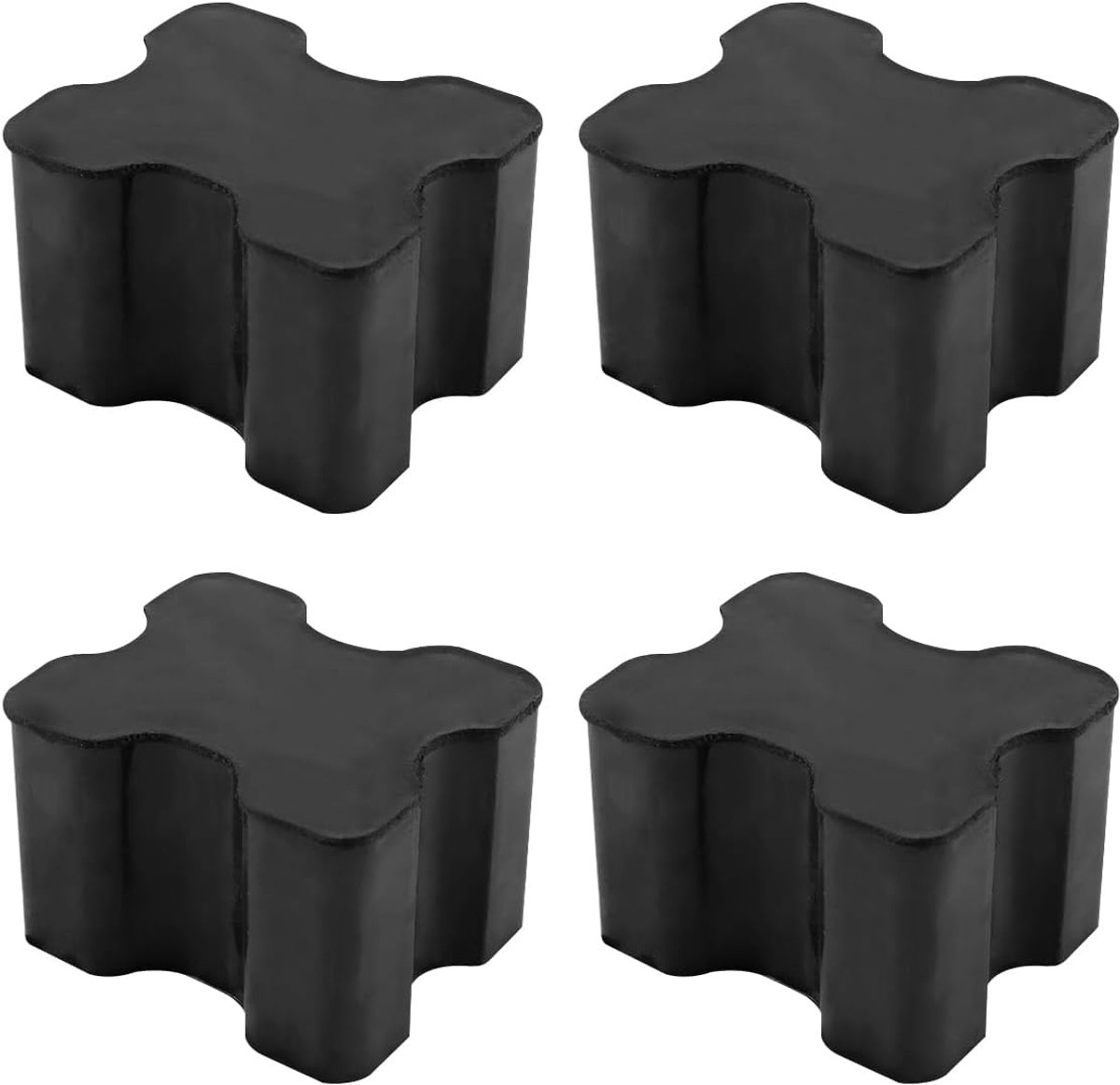 4 stuks rubberen schroefveer booster spacers zware rubberen voorste schroefveer spacers ophangingshoogte van voertuig door toenemende compressiekracht veer