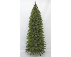 Triumph Tree Bristlecone Pilar - Kerstboom met Insteekconstructie en Duidelijke Kleurcodes - Kerstversiering voor Binnen - Kunstboom Smal Model - H215 x Ø89 cm - Groen