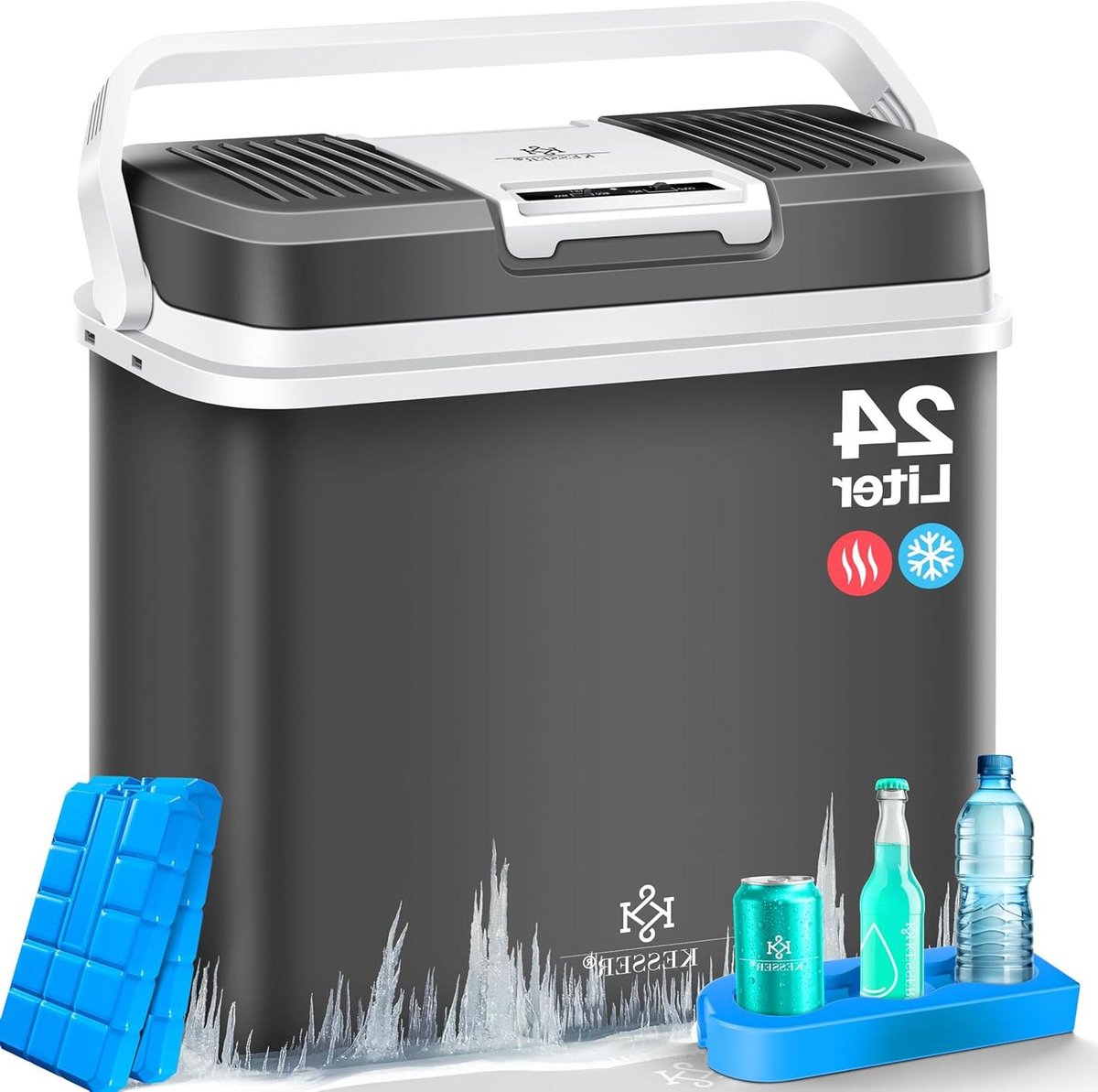 Koelbox 24 Liter - Thermo-elektrische Koelbox Mini Koelkast - Dranken Koelen en Warm Houden