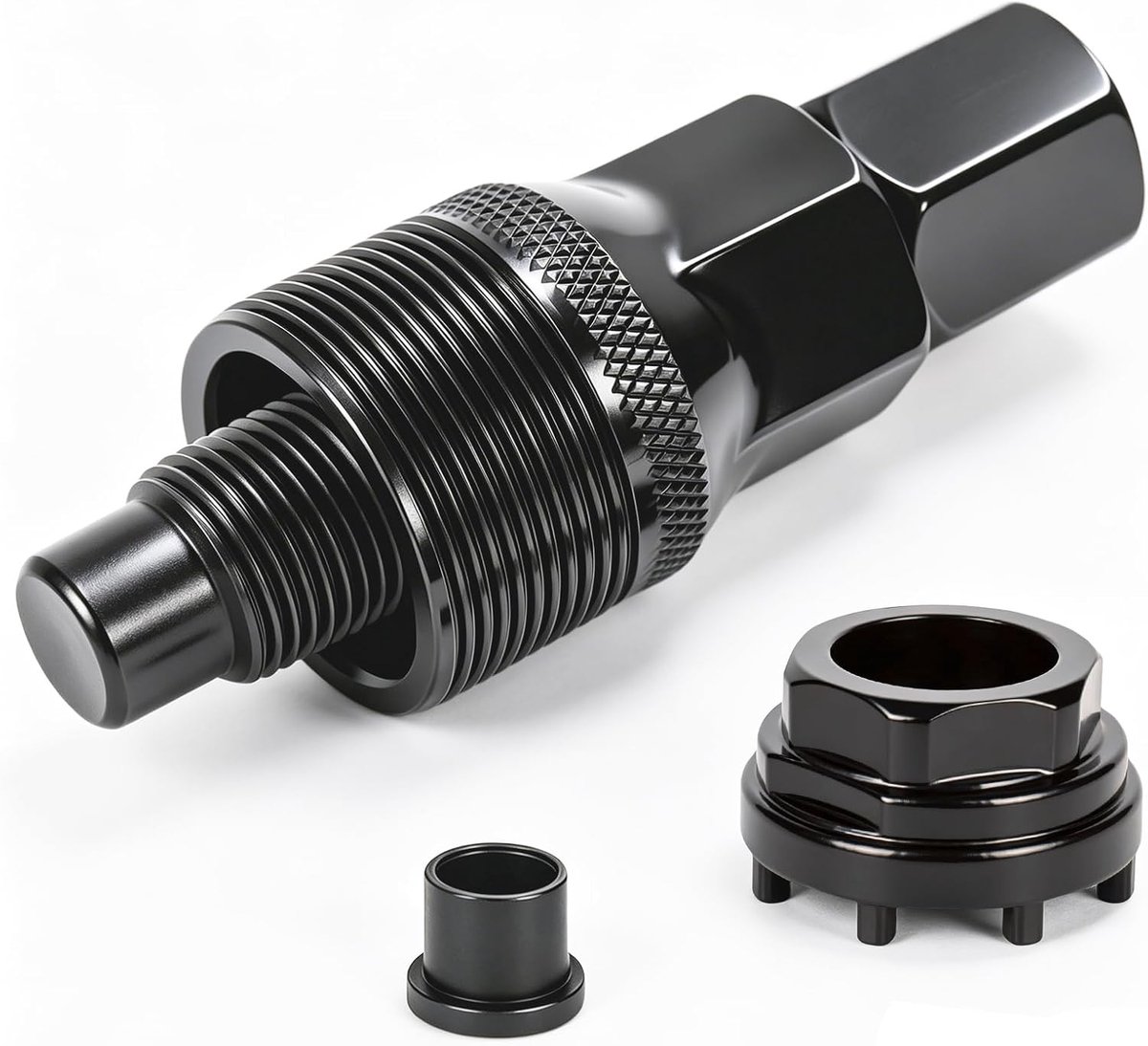 fiets, fiets trapas gereedschap, pedaaltrekker fiets, crankverwijderaar fiets, reparatie onderhoud remover fiets cranktrekker voor vele soorten fietsen (zwart)