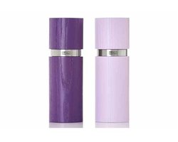 Adhoc - Textura Peper- en Zoutmolen Set - Essenhout - Paars