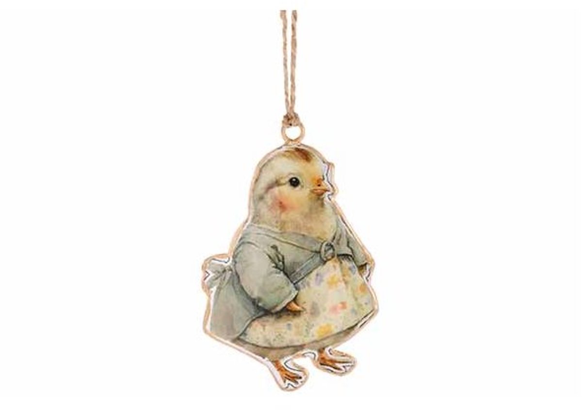Hanger Vintage Chick Geel 6x,5xh10cm Ema Ille