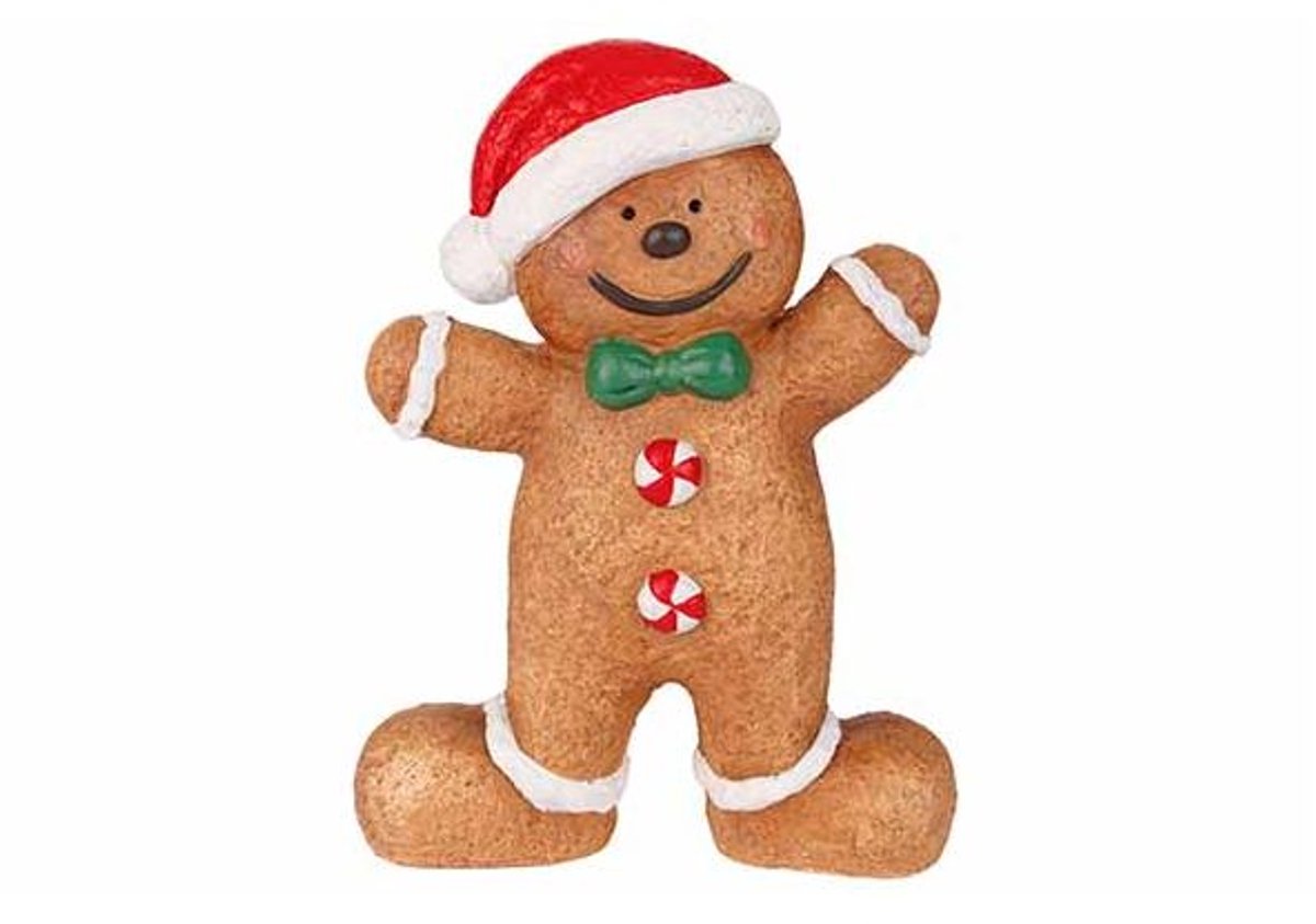 Figuur Cookie Bruin 17x7xh22cm Aardewer K