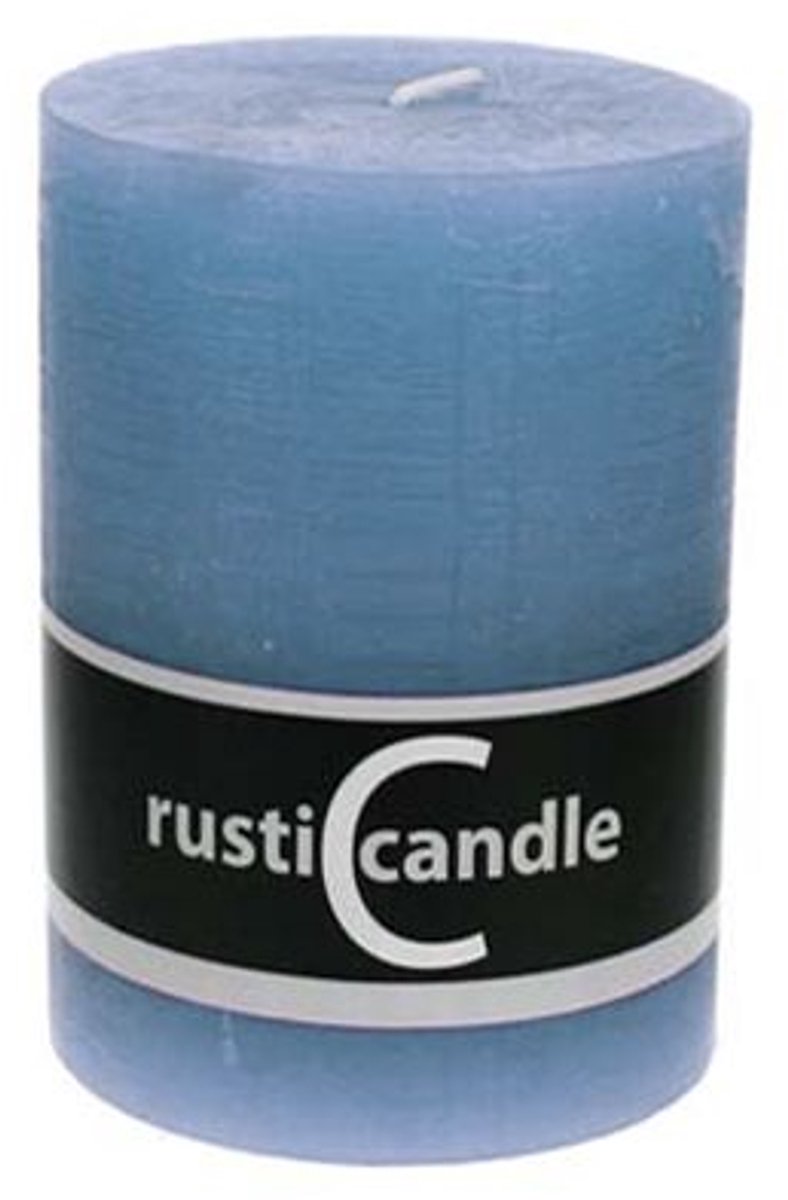 Cosy&Trendy Rustic Cylinderkaars - Ø 70 mm - 80 mm - Petrol