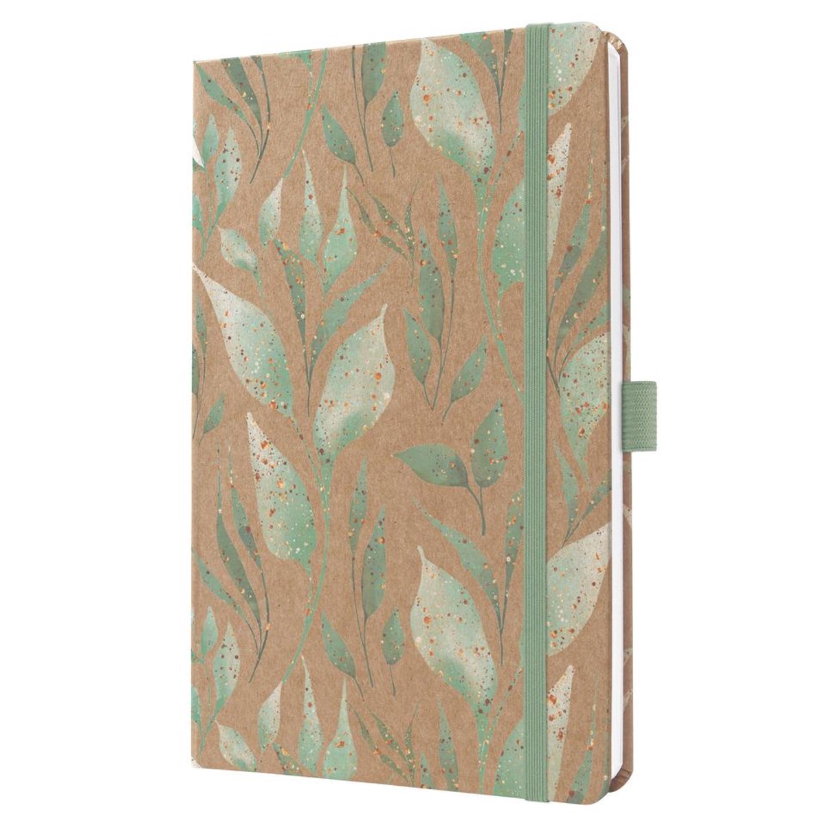 Weekagenda Pure A5 2027 (NL/FR/EN/DU) Sparkle Leaves Harde kaft - Hardcover
