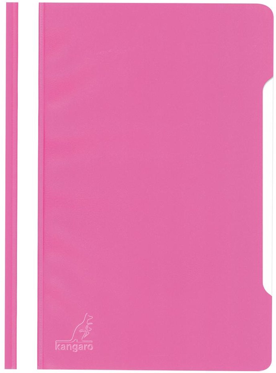 Kangaro Snelhechtermap A4 PP - Roze krimp a 25 stuks - K-220148