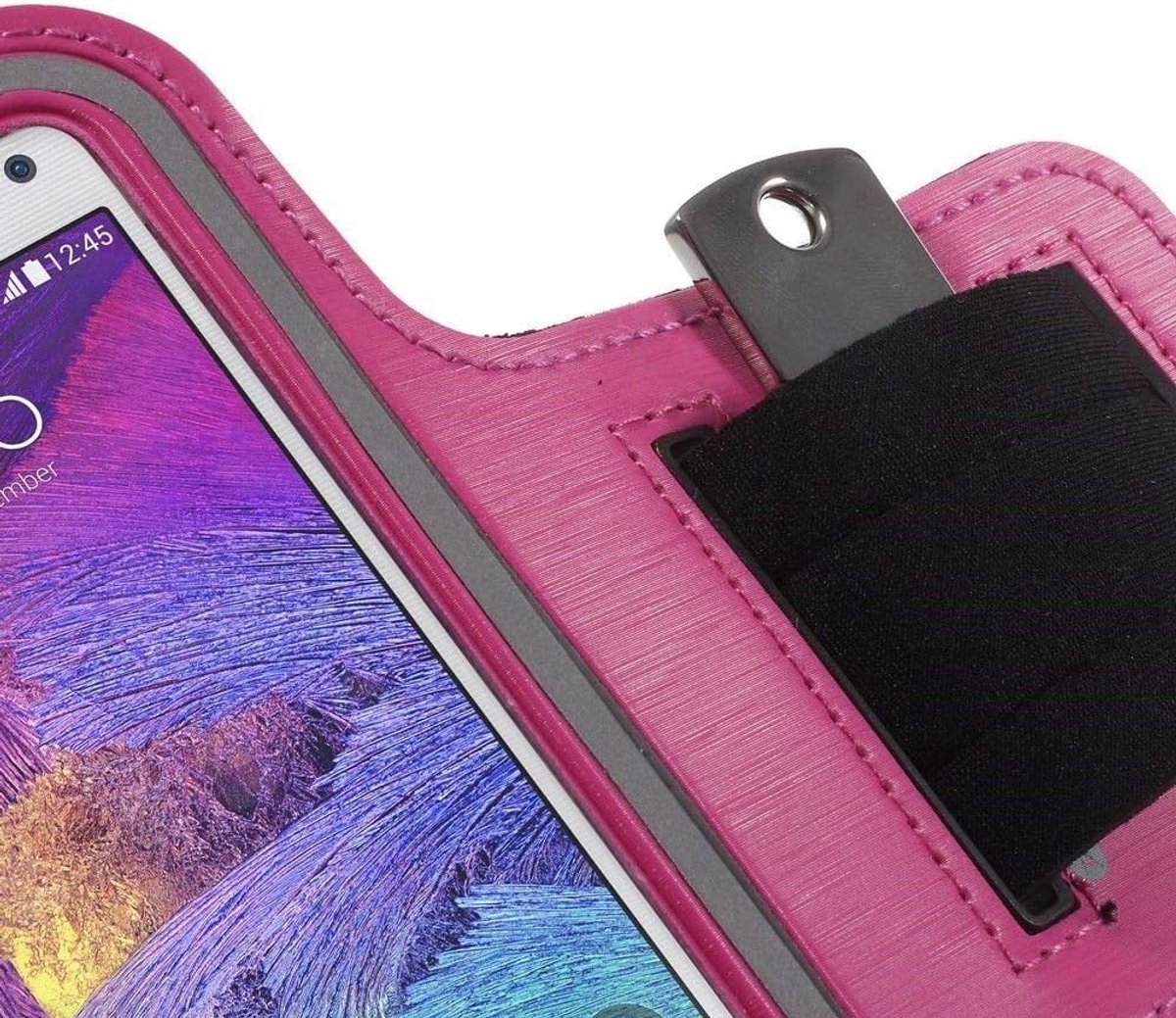 Arm Cover Armband Sport Running Fiets Wandelen Fietsen Gym voor vivo X27 (2019) - Roze