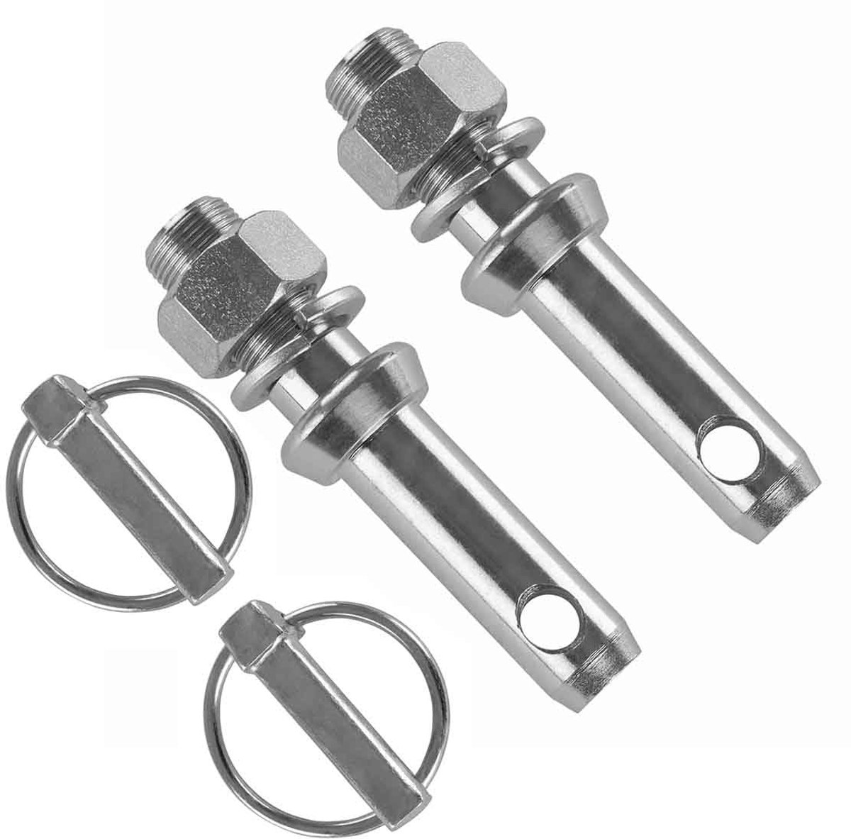 Set van 2 x onderarm apparaatbouten | Cat 2-1 / Ø 28-22 mm | 38 mm schroefdraadlengte | 2x klappen | 11x42 mm