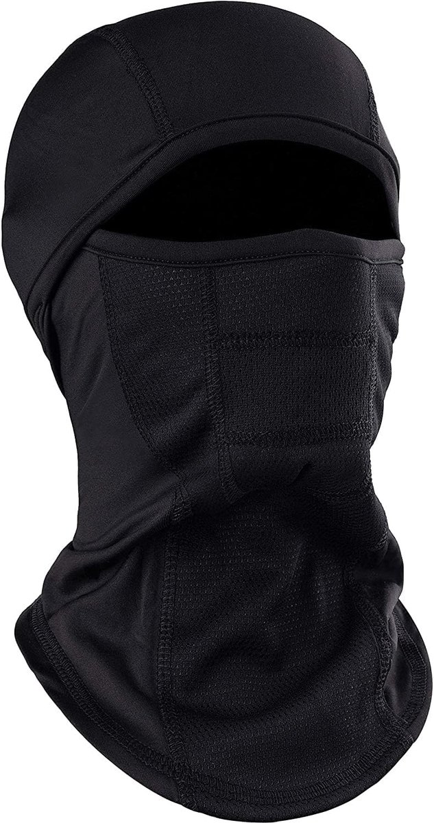 Bivakmuts voor dames en heren, balaclava, ademende gezichtskap, winterskimasker, windmasker, motorfiets, fiets