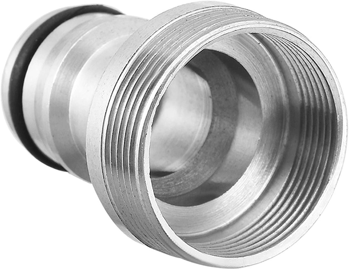 M22 binnendraad tuinslang Quick Connect x 1 st. vernikkeld messing waterslang fitting adapter voor waterkraan