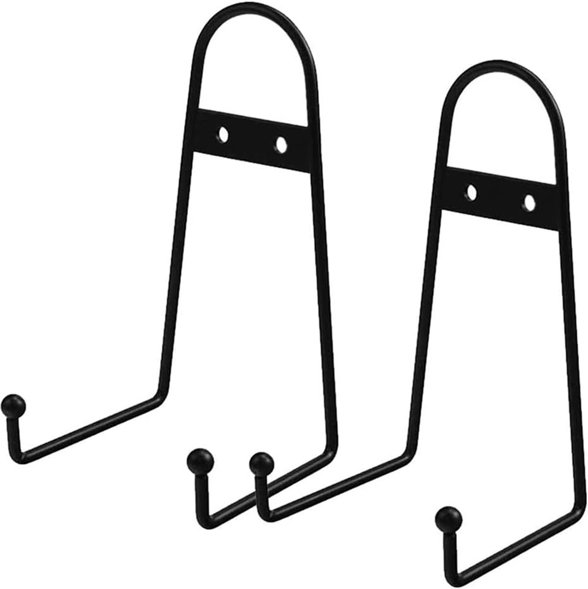 4 Pack Wall Mount Ezel Plaat Display Hanger Metalen Verticale Plaat Stand Houder Muurschildering Muur Fotolijst Stands met Schroeven-6 Inch