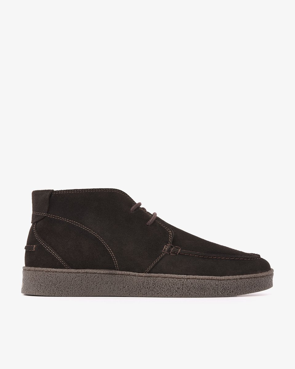 VIA VAI Zane David Desert boots Heren - Suède - Bruin - Maat 40