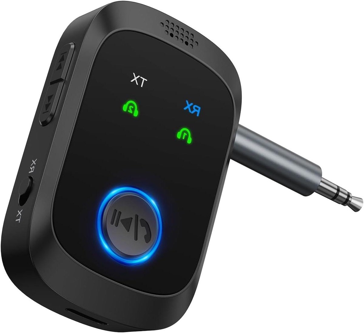 Bluetooth Audio Adapter - Draadloze Zender Ontvanger - Muziek Streamen - Dubbele Verbinding - 10 Meter Bereik - Zwart