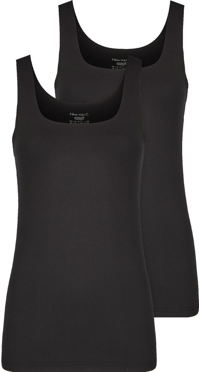 2-pack Dames tanktop Eco Soft