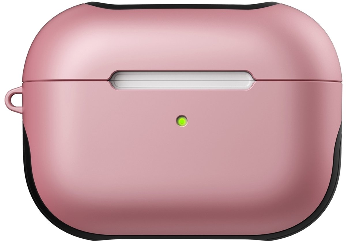 Mobigear Hoesje geschikt voor Apple AirPods Pro 1 Hardcase Hoesje | Mobigear FrosteD - Roze