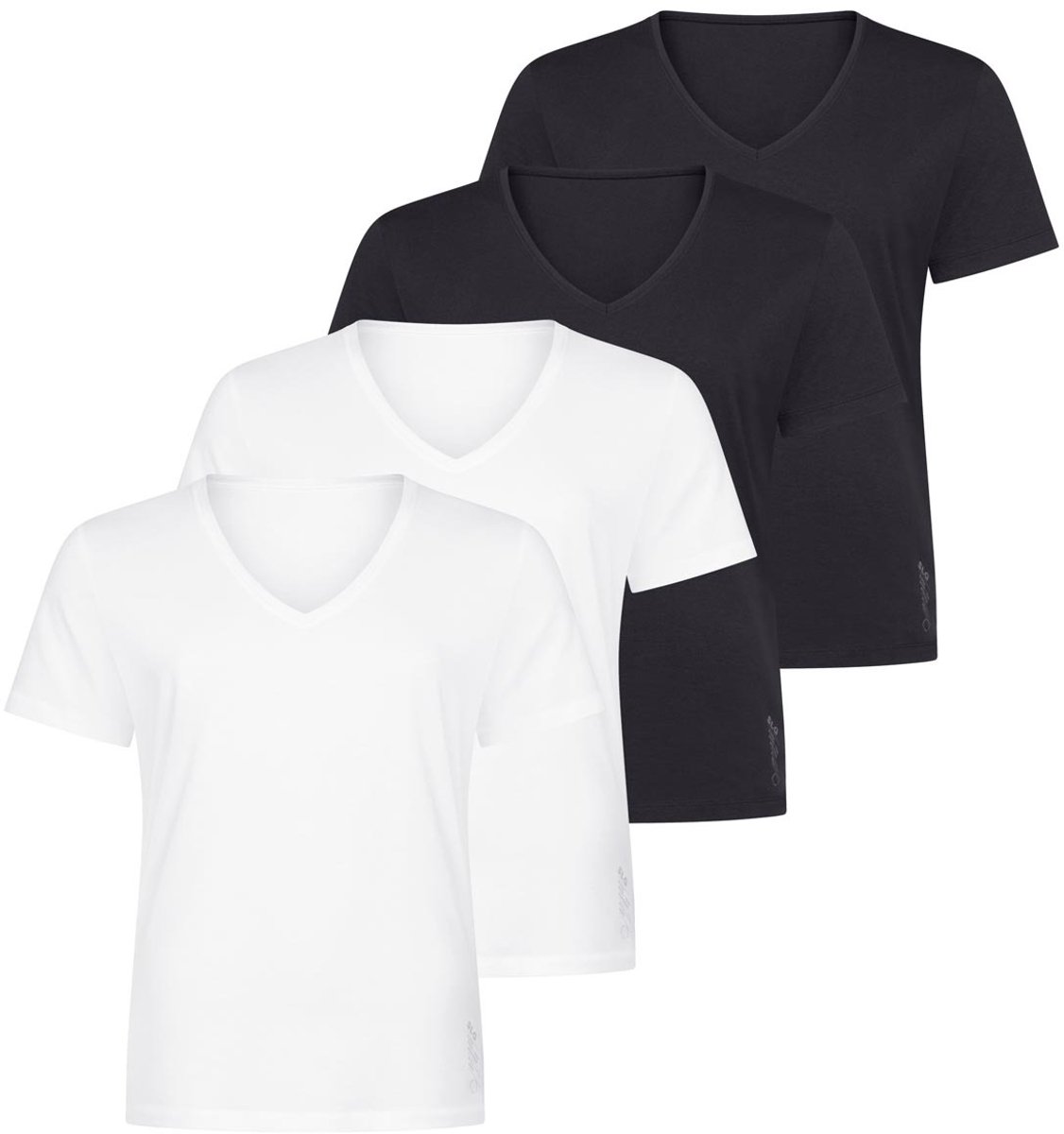 sloggi Heren onder t-shirts 4 pack SLG Base