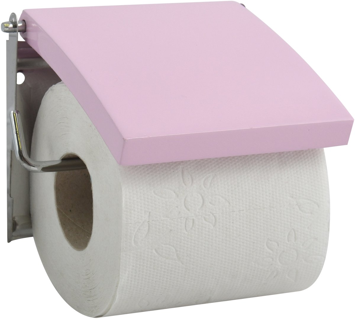 MSV Toiletrolhouder Roze – Toiletpapierhouder voor Wandmontage – WC-Papierhouder 13 x 15 x 11,5 cm