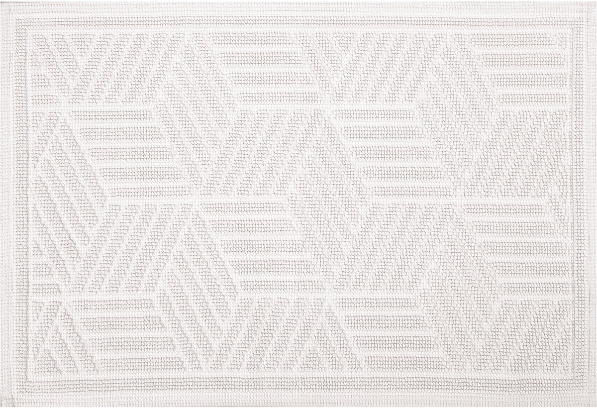 Spirella Badmat Katoen – Antislip Badkamer Mat – Wasbaar op 40°C en Sneldrogend – Geschikt voor Droger