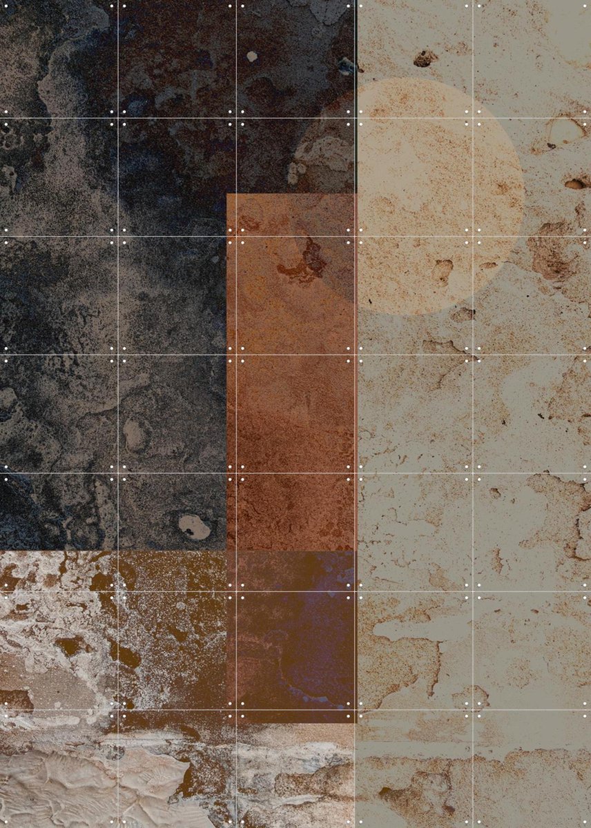 IXXI Rustic Wall Decor, Photolovers - 100 x 140 cm - Gratis ophangtool - Grote wanddecoratie en posters - Modern, Gemengde Technieken, Geometrische
