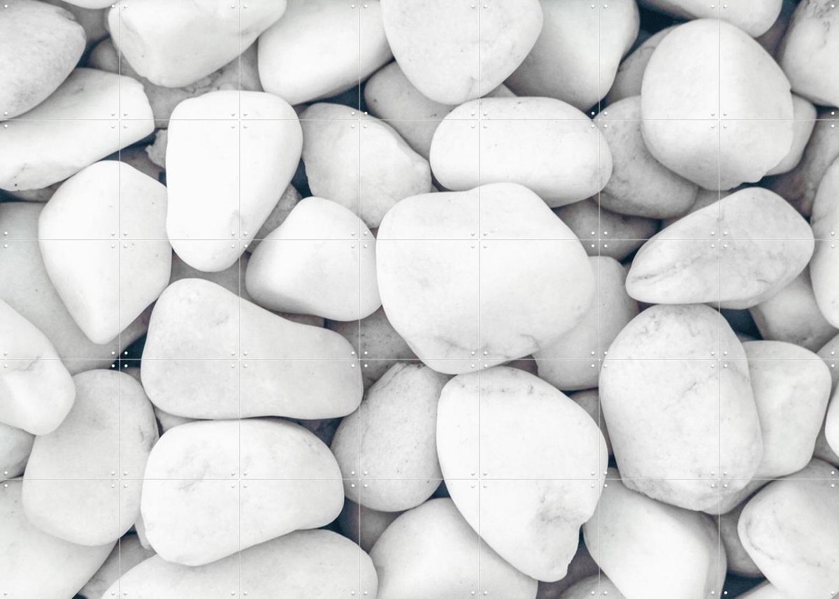 IXXI Stones 003, 1x Studio II & Various - 140 x 100 cm - Gratis ophangtool - Grote wanddecoratie en posters - Fotografie, Minimalisme, Illustraties