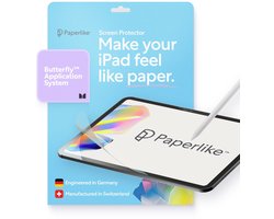 Paperlike® 3 Screenprotector (2x) voor iPad Pro 12.9 inch – Echt papiergevoel, bubbelvrije installatie (Butterfly), beschermt Pencil-tip