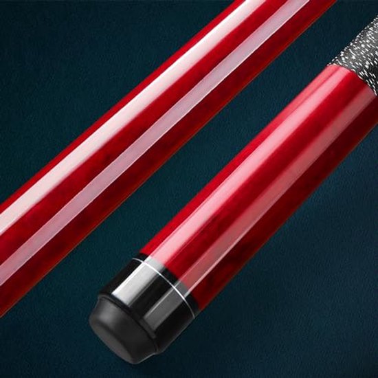 Biljart Keu - Pool Stick Keu - Biljart Spelen - Canadees Esdoornhout Constructie - 58 inch 20 oz - Rood — afbeelding 5