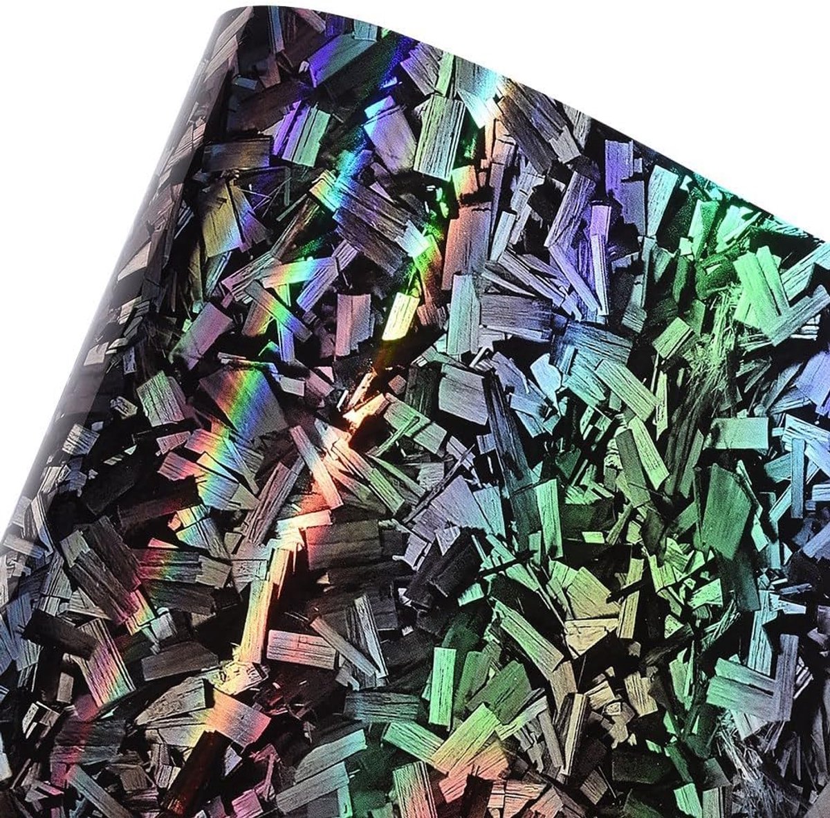 Gesmede Auto Vinyl Wrap Sticker, Zelfklevende Wrap Vinyl Rol voor Volledige Auto Wraps Luchtbelvrij Zelfklevende Verfbeschermingsfolie Auto Interieur Decals voor Auto Styling (Zilver