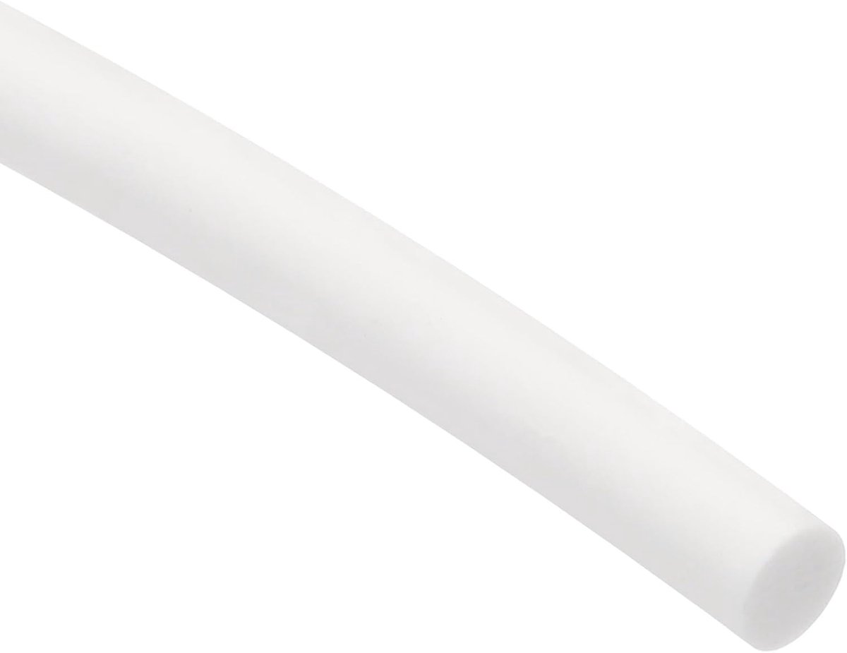 Afdichtingstape van siliconenschuim 3 mm 4,5 m 15 ft rubber touw spons wit solide